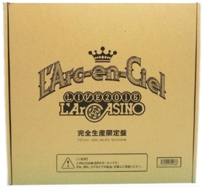 L'Arc-en-Ciel (Hyde, Yukihiro) Live 2015 L'Arcasino Box set Blu-ray+2CD+3LP Poker